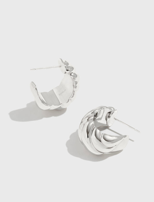 纽花耳环 Twist Hoops