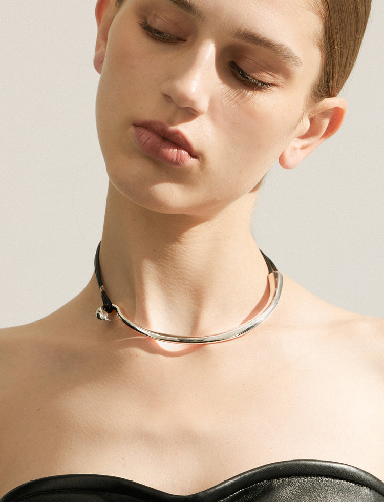 飞鸟皮绳项圈 Stray Birds Leather Choker