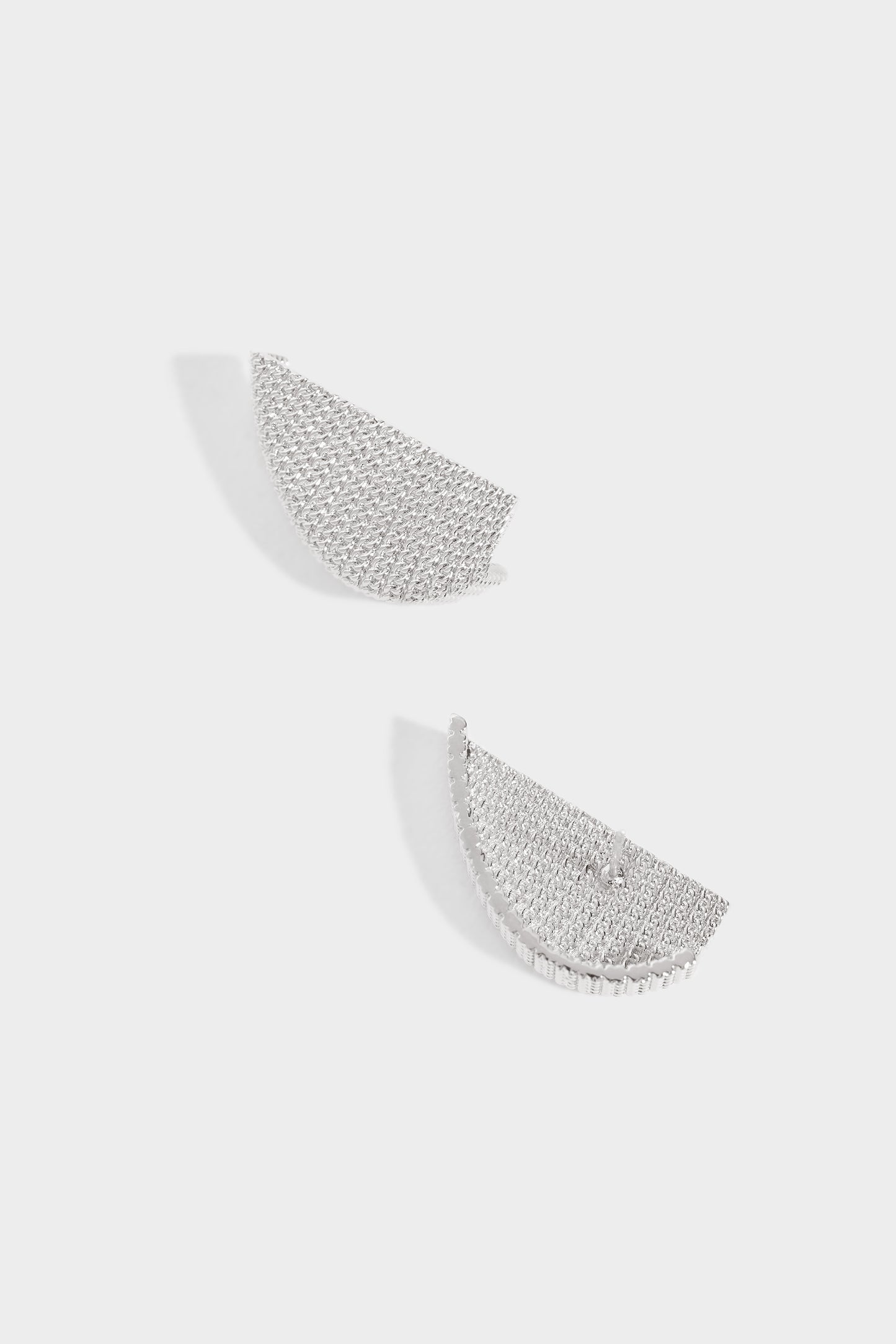 浮光链条半圆形耳环 FLOW Semicircle Earrings