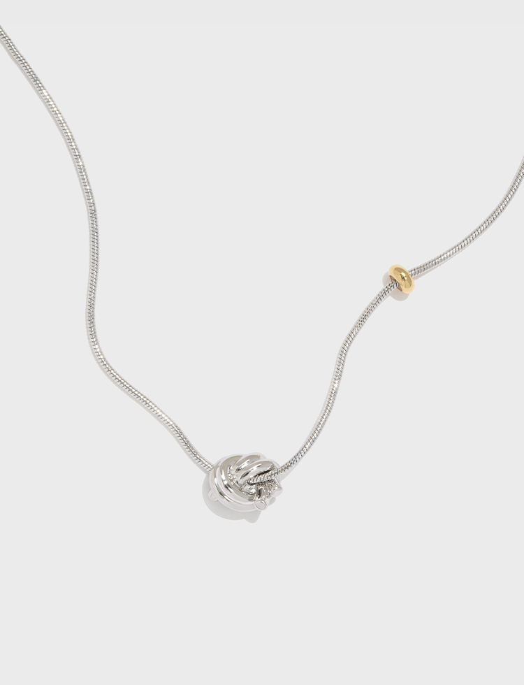 简约绳结项链 Knot Necklace