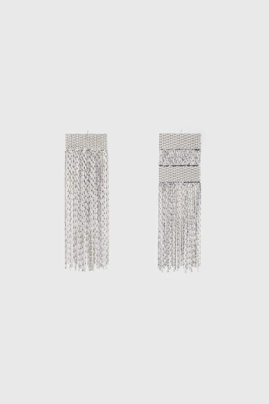 浮光不对称长流苏耳环 FLOW Asymmetric Tassels Earrings