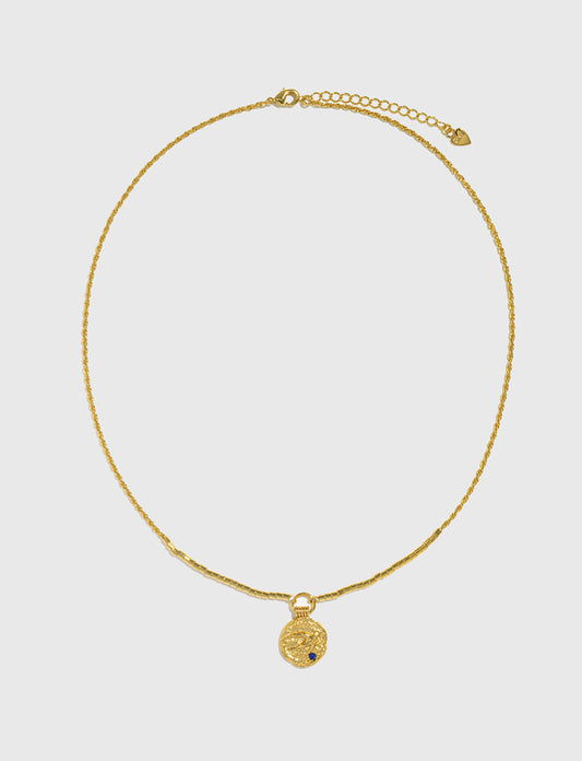 飞鸟金币项链 Stray Birds Gold Coin Necklace